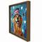 16" x 16" Patriotic Golden Retriever Framed Print
